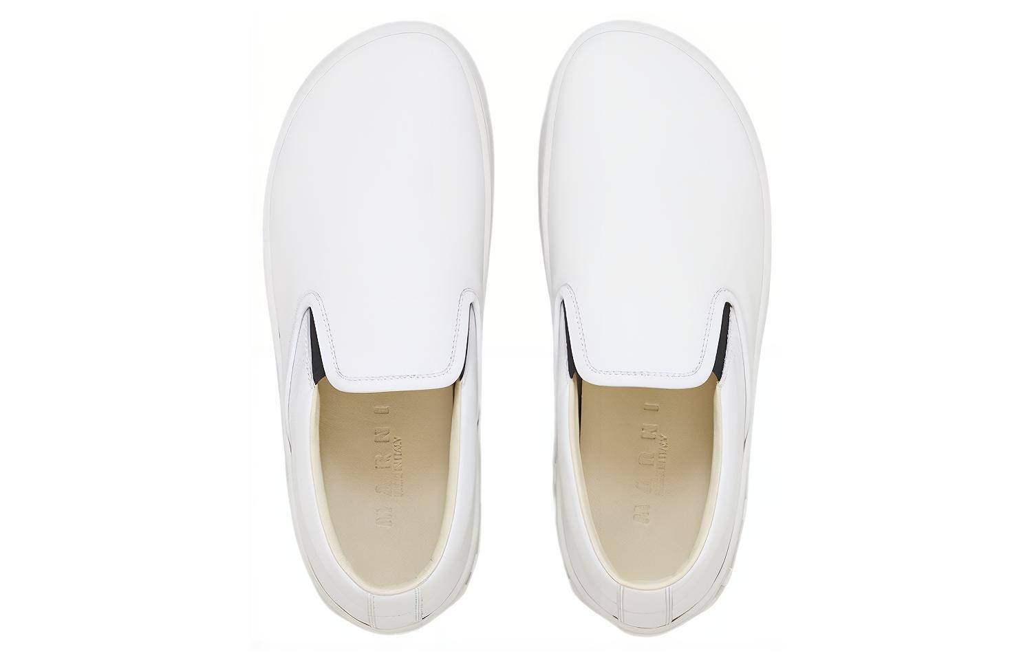 Shop 마르니 슬립온 스니커즈 (화이트) SNZU009603P272200W01