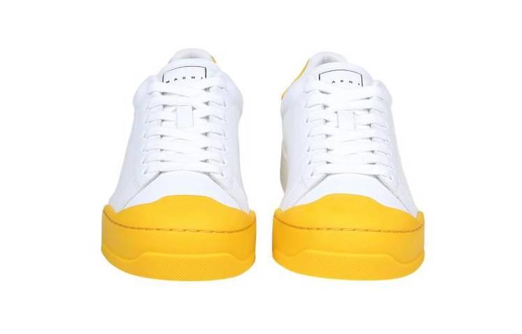 Marni Sneakers 'White and Yellow'