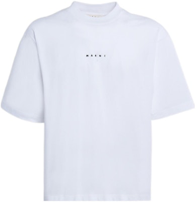 MARNI Solid Color Letter Print Crewneck T-Shirt Men HUMU0223P1-USCS87-LOW01 Order MARNI Solid Color Letter Print Crewneck T-Shirt Men HUMU0223P1-USCS87-LOW01