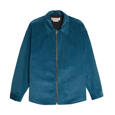 Marni Solid Color Zip-Up Jacket Brown JUMU0134PW-USCU89-LOM20