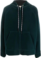 MARNI Solid Color Zip Hoodie Forest Green FUMU0128A0UTV98300V89 MARNI Solid Color Zip Hoodie Forest Green FUMU0128A0UTV98300V89