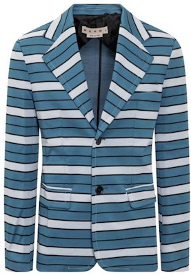 MARNI SS22 Blue Striped Button-Up Long Sleeve Blazer. GUMU0082U0UTN893STN99 Buy MARNI SS22 Blue Striped Button-Up Long Sleeve Blazer. GUMU0082U0UTN893STN99