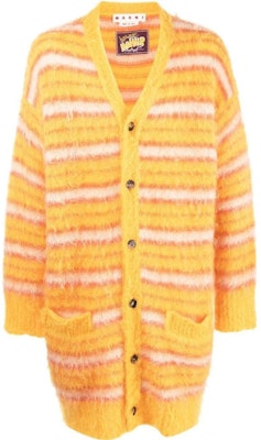 MARNI SS22 Striped Knit Sweater Orange Yellow CDMG0072Q0UFU121RGY56 Buy MARNI SS22 Striped Knit Sweater Orange Yellow CDMG0072Q0UFU121RGY56