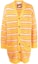Buy MARNI SS22 Striped Knit Sweater Orange Yellow CDMG0072Q0UFU121RGY56