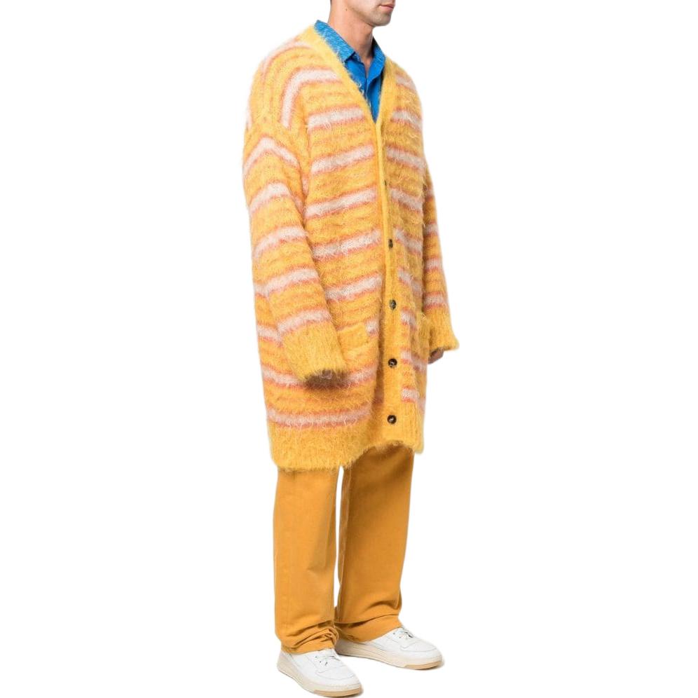Purchase マルニ SS22 ストライプ ニットセーター オレンジ イエロー CDMG0072Q0UFU121RGY56