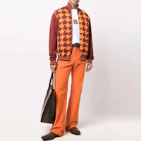 Lookbook MARNI SS22 條紋字母印花白色圓領T恤 HUMU0170P1-USCS78-LOW01