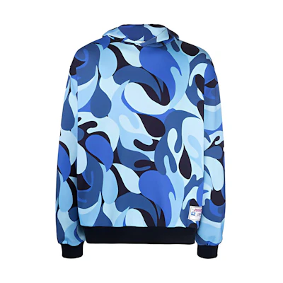 Marni SS22 Abstract Camouflage Sweatshirt Blue for Men FUMU0067QX-UTC136-CAB19