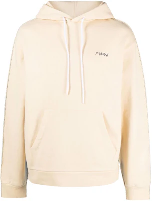 MARNI SS22 Hoodie Beige dengan Logo Dada dan Desain Color Block FUMU0097QXUTC02900W06 Buy MARNI SS22 Hoodie Beige dengan Logo Dada dan Desain Color Block FUMU0097QXUTC02900W06