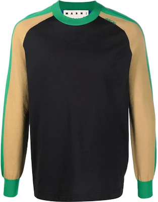 MARNI SS22 Colorblock Crewneck Pullover Sweatshirt Men’s Black GCMG0240Q0UFC318BLB44 Buy MARNI SS22 Colorblock Crewneck Pullover Sweatshirt Men’s Black GCMG0240Q0UFC318BLB44