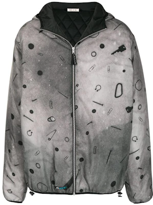 MARNI SS22 Full-Print Zip-Up Hoodie Jacket Menswear Grey JUMU0108W0UTN883PCN93 Buy MARNI SS22 Full-Print Zip-Up Hoodie Jacket Menswear Grey JUMU0108W0UTN883PCN93