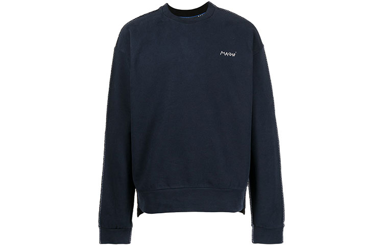 MARNI SS22 Orange Striped Terry Pullover Hoodie Men GCMG0250Q0UFC064RGY55