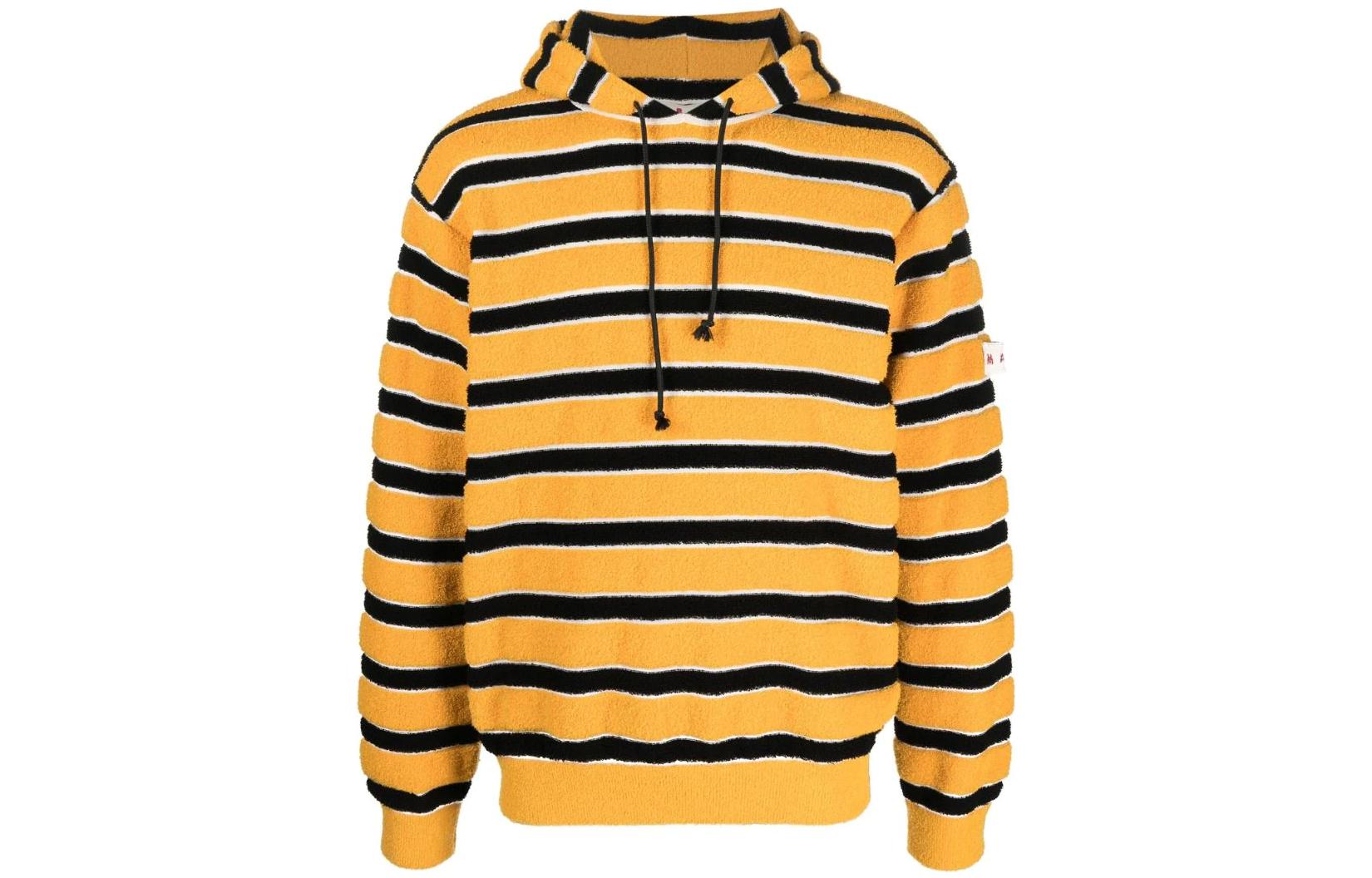 MARNI SS22 Oversized Solid Color Hoodie Beige Long Sleeve Pullover USCT08FUMU0067P3BDW06