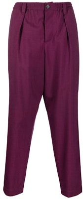 MARNI SS22 Solid Color Straight-Leg Ankle-Length Pants Purple Casual. PUMU0017U1TW83900C62 Order MARNI SS22 Solid Color Straight-Leg Ankle-Length Pants Purple Casual. PUMU0017U1TW83900C62