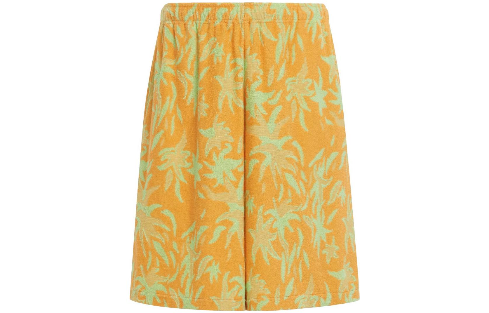 MARNI SS23  Elastic Waist Patterned Shorts Yellow. PJMU0062A0-UTC249-JQR17