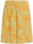 Buy MARNI SS23 Elastic Waist Patterned Shorts Yellow. PJMU0062A0-UTC249-JQR17