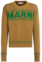 Order MARNI SS23 黃色拼布設計針織圓領毛衣 GCMG0293Q0-UFC400-00V24