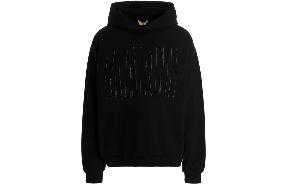 MARNI SS23 Black Solid Color Casual Crewneck Pullover Sweatshirt FUMU0074P9-USCU87-LON99