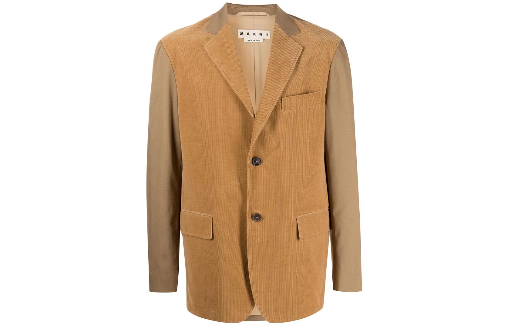 MARNI SS23 Colorblock Zip-Up Long Sleeve Jacket Men’s Blue JUMU0137QUUTC08400B52