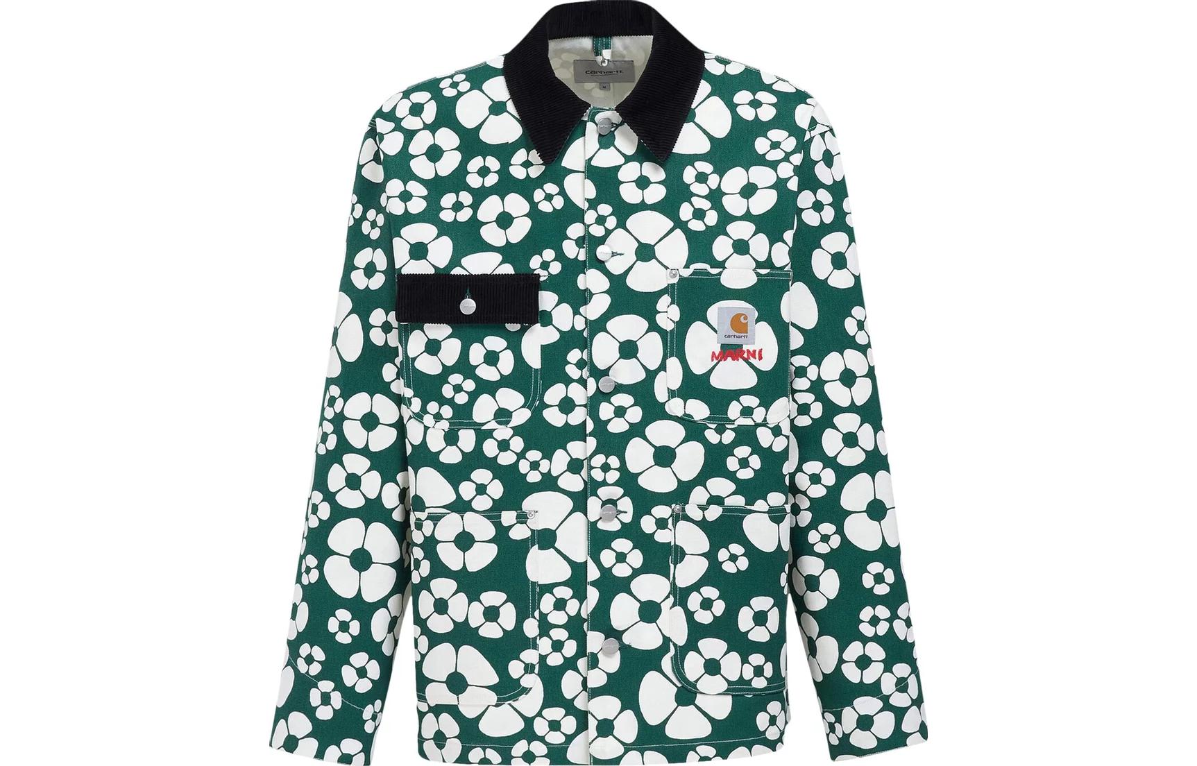 MARNI SS23 Green Plaid Zip-Up Fitted Jacket FUMU0125LIUTV986CHV38