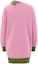 Lookbook MARNI SS23 Pink Logo Oversized Lantern Sleeve Knit Dress ABMD0111Q1-UFH440-MXC18