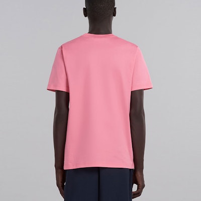 MARNI SS23 Solid Color Crewneck Casual Short Sleeve T-Shirt Pink Tee HUMU0198PD-USCS87-LOC37 Shop MARNI SS23 Solid Color Crewneck Casual Short Sleeve T-Shirt Pink Tee HUMU0198PD-USCS87-LOC37