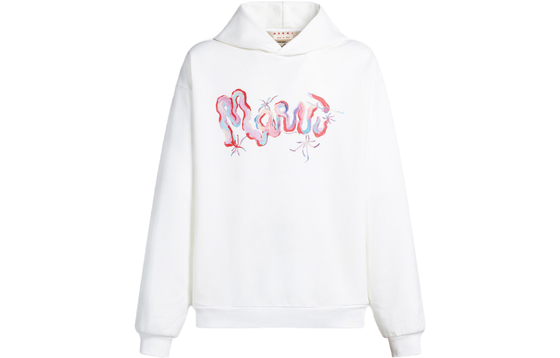 Marni SS24 Year of the Dragon Abstract Print Hoodie Navy - Edition FUMU0073PCUSCW06DRB80