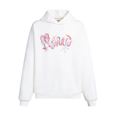 Marni SS24 Year of the Dragon Abstract Print Hoodie Navy - Edition FUMU0073PCUSCW06DRB80