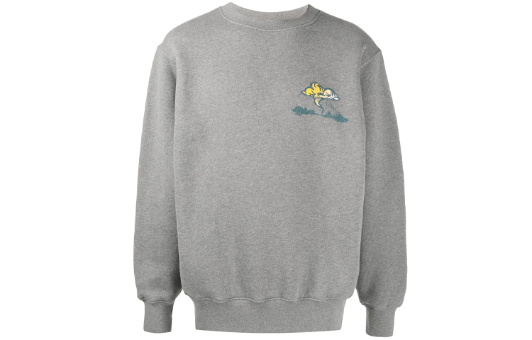 MARNI Two-Tone Long Sleeve Sweatshirt Light Purple/Black FUMU0096QSUTC067Y4527