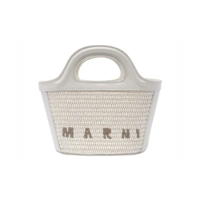 Marni Tropicalia Bag Mini Ecru