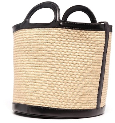 Marni Tropicalia Tas Ember Kecil Netral/Hitam Order Marni Tropicalia Tas Ember Kecil Netral/Hitam