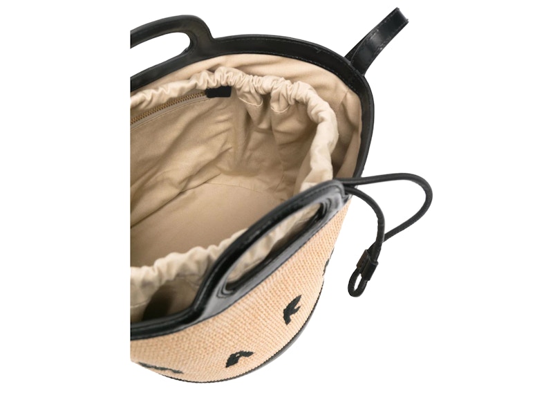 Lookbook Marni Tropicalia Tas Ember Kecil Netral/Hitam