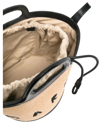 Marni Tropicalia Tas Ember Kecil Netral/Hitam Lookbook Marni Tropicalia Tas Ember Kecil Netral/Hitam