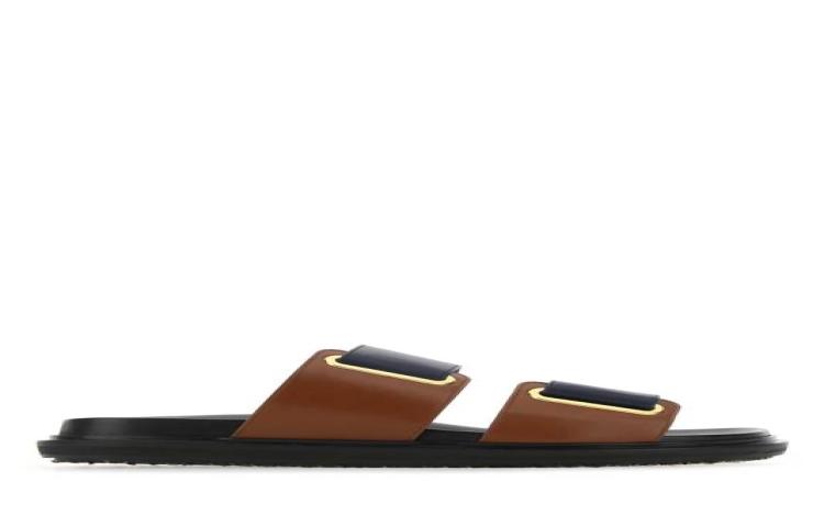 Marni Two-Tone Leather Slippers '89'