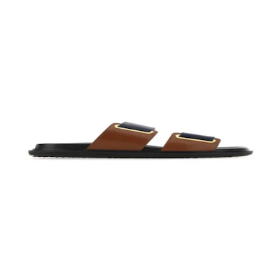 Marni Two-Tone Leather Slippers '89'