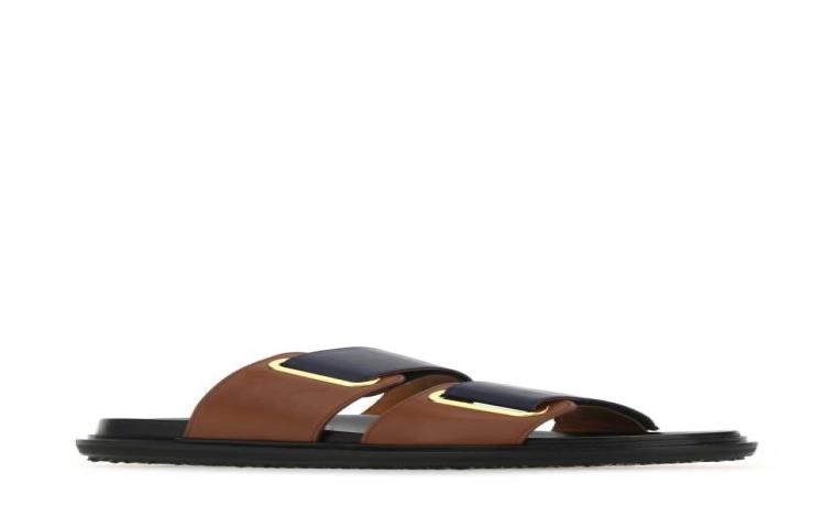 Marni Two-Tone Leather Slippers '89' 圖 2
