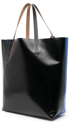 Tas Jinjing Marni Dua Warna dengan Logo Royal Biru/Hitam Order Tas Jinjing Marni Dua Warna dengan Logo Royal Biru/Hitam