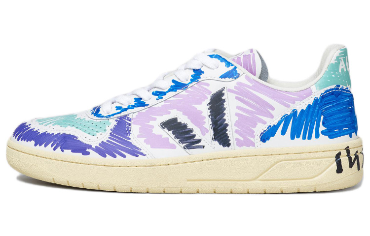 Marni VEJA x V-10 'Graffiti White Purple' VXMS3081BXV102000C80