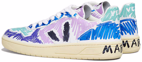 Lookbook マルニ×VEJA V-10 グラフィティ白紫 VXMS3081BXV102000C80