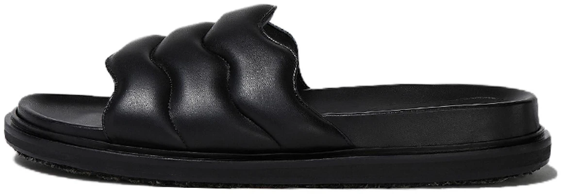 MARNI 皮革 波浪形 露趾 時尚涼鞋 男款 黑色 Buy MARNI 皮革 波浪形 露趾 時尚涼鞋 男款 黑色