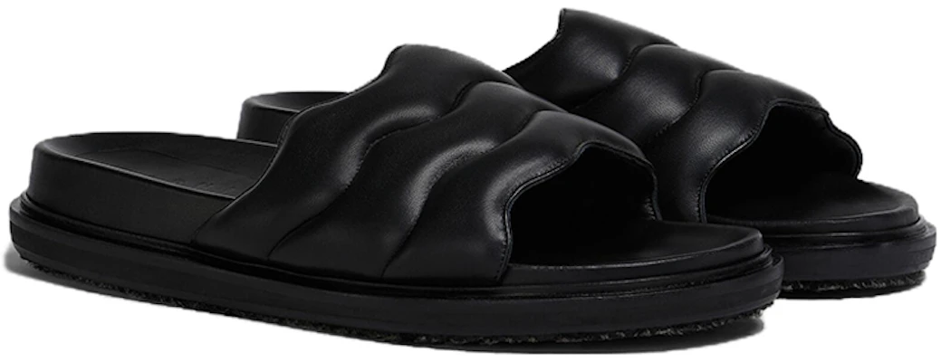 MARNI 皮革 波浪形 露趾 時尚涼鞋 男款 黑色 Order MARNI 皮革 波浪形 露趾 時尚涼鞋 男款 黑色
