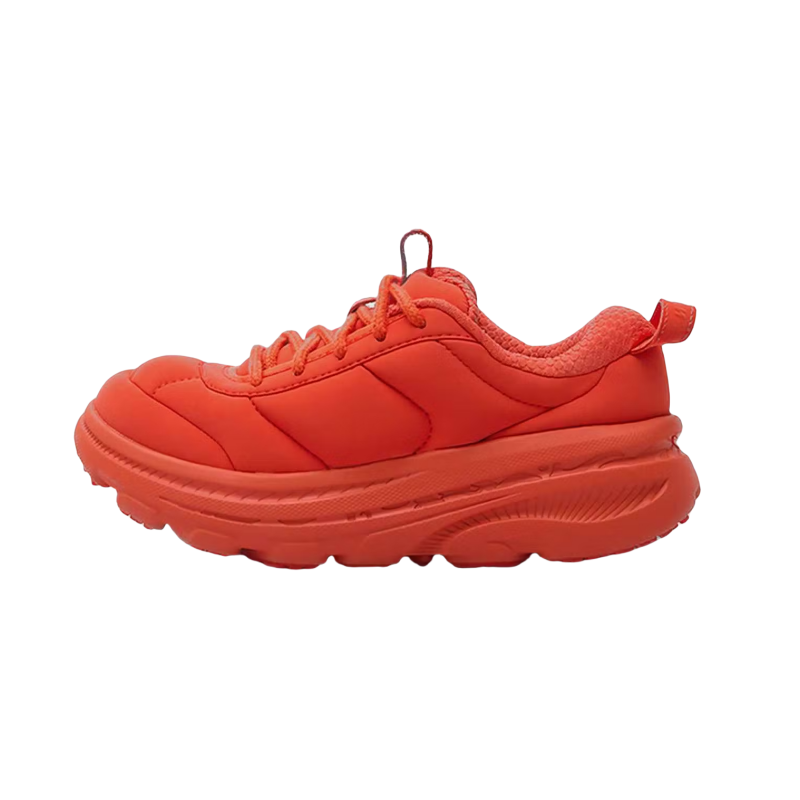 MARNI x HOKA ONE ONE Bondi B3LS Red Fashion Casual Running Shoes. 1170631-PNCN