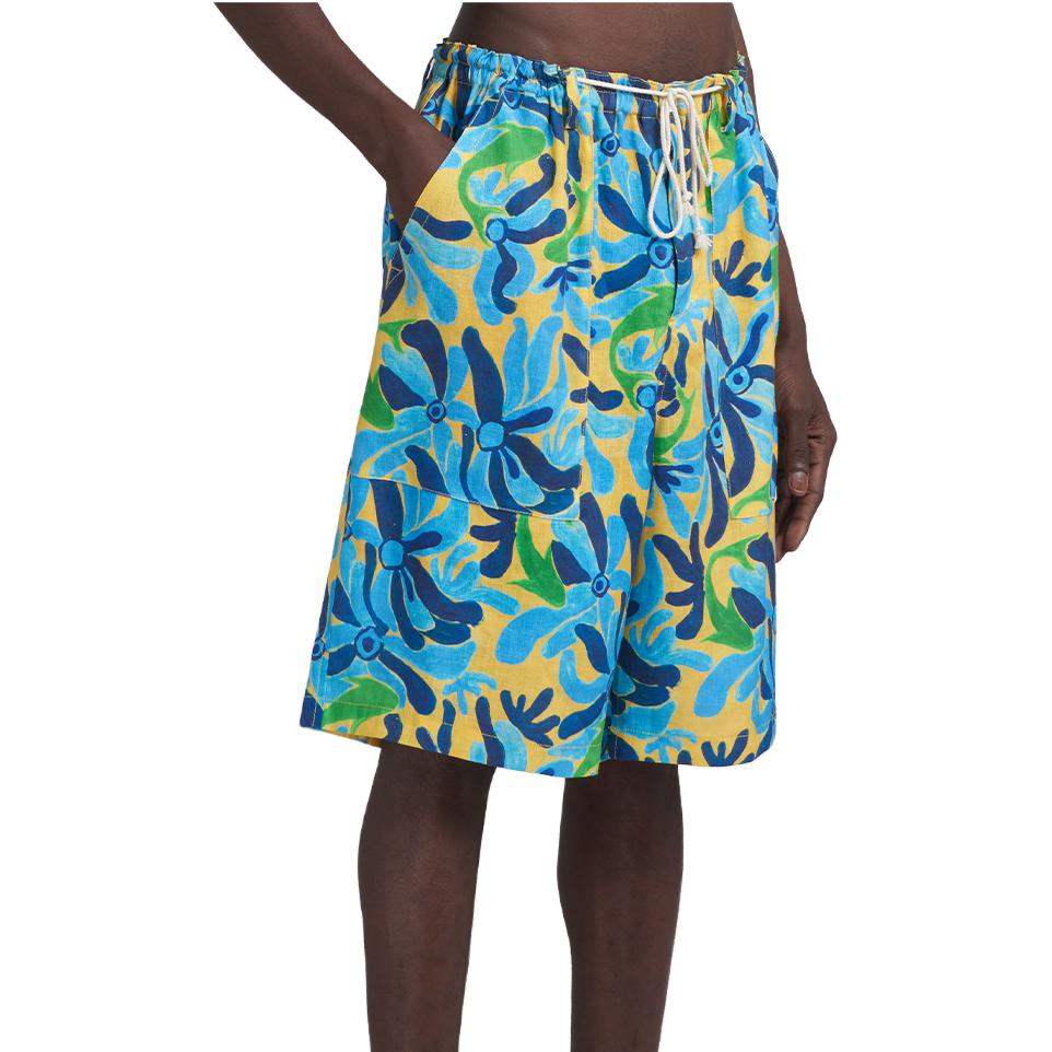 Purchase マルニ x ノーバカンシーイン SS23 フローラルプリント ルーズフィットショーツ マルチカラー PUMU0229A1-UTL003-CFB39