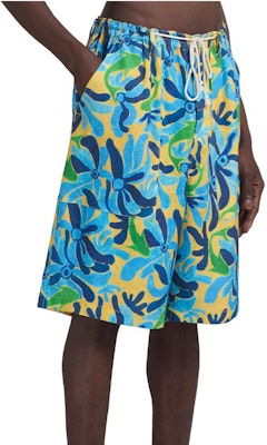 MARNI x No Vacancy Inn SS23 Floral Print Loose Fit Shorts Multicolor. PUMU0229A1-UTL003-CFB39 Purchase MARNI x No Vacancy Inn SS23 Floral Print Loose Fit Shorts Multicolor. PUMU0229A1-UTL003-CFB39