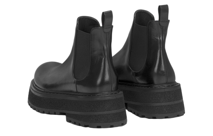 Marsèll Carretta Chelsea Boot 'Black Leather' 圖 4