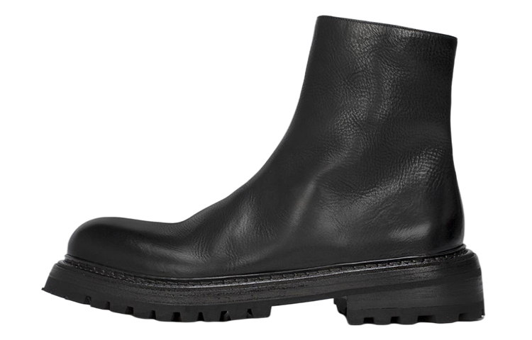 Buy Marsèll Carrucola "Botines de Cuero Negro para Mujer" MM4026150666