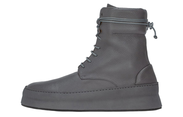 Marsèll Cassapana 'Grey Leather Ankle Boot'