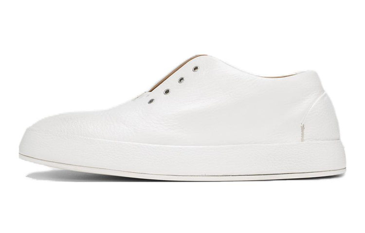 Marsèll Cassapelle 'White Round Toe Slip-On Low Top' MM4500188110