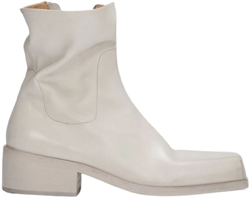 Marsèll Cassello 'White Leather Ankle Boot' MM4340193121 Order Marsèll Cassello 'White Leather Ankle Boot' MM4340193121
