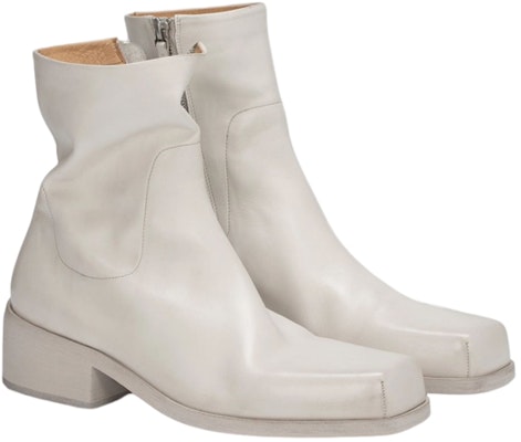 Marsèll Cassello 'White Leather Ankle Boot' MM4340193121 Lookbook Marsèll Cassello 'White Leather Ankle Boot' MM4340193121