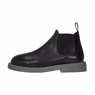 Marsèll Chelsea Boot 'Black Leather Slip-On'